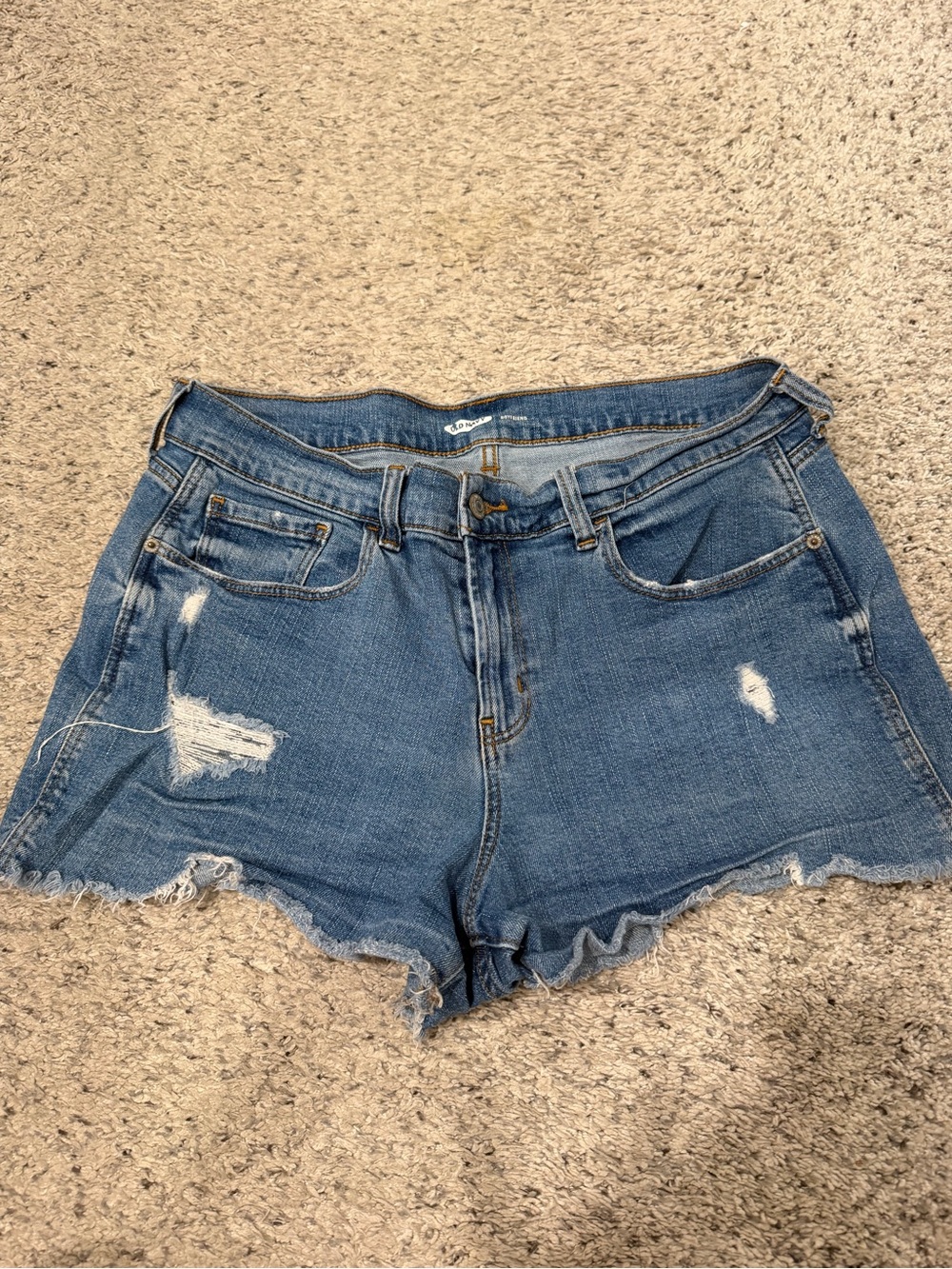 Old Navy Distressed Denim Shorts - Blue